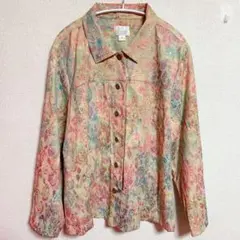 Christopher & Banks 花柄ジャケット XLサイズ