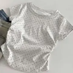 ドット サイドドロストTシャツのサムネイル