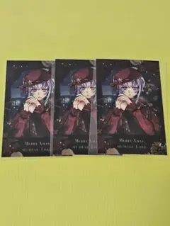 悪魔執事と黒い猫 あくねこ クリスマス チェキ風カード フルーレ