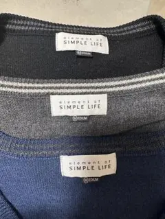 【美品】element of SIMPLE LIFE Vネックニット M