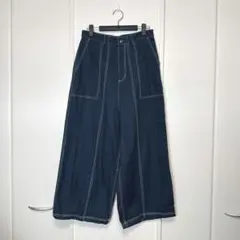 kutir ワイド　コットン　ステッチ　センター　バギー　パンツ　Mのサムネイル
