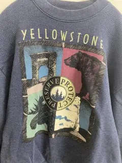 イエローストーン グラフィック トレーナー XL 古着 スウェット