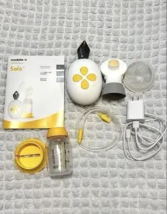 【美品】メデラ 搾乳機 電動 ソロ 搾乳機 (電動・シングルポンプ)