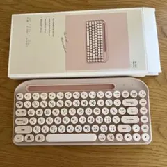 ワイヤレスキーボード 2314/KOR-05 ピンク 電池付き