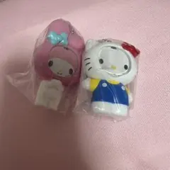 サンリオ キティ マイメロ　フォトフレーム マスコット ガチャ カプセルトイ