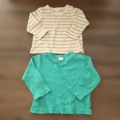 赤ちゃん本舗 長袖Tシャツ 80 2枚セット