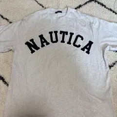 NAUTICA アーチロゴ Tシャツ グレーのサムネイル