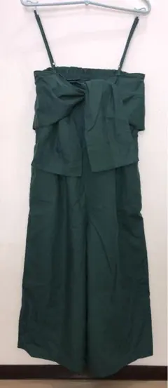 merlot グリーン オールインワン　フリーサイズのサムネイル