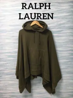 【RALPH LAUREN 】フード付きトップス　カーキ　サイズM