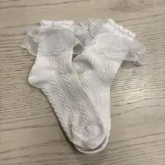 白 レッグウェア