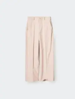 新品　UNIQLO ワイドチノパンツ XL ピンク