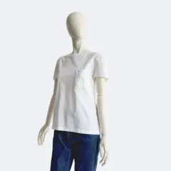 HERMES エルメス Tシャツ 半袖 ホワイト シェーヌダンクル カットソーのサムネイル