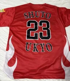 ソフトバンクホークス　カチドキレッド Tシャツ 周東右京 選手 Lサイズ