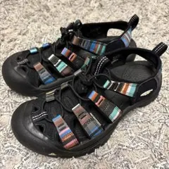 美品✨KEEN ニューポートエイチツー サンダル RAYA BLACK 23.5