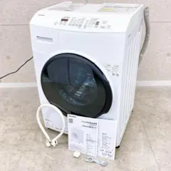 245 2021年 ドラム式洗濯機 極美品 左開き 12キロ 6キロ 1ヶ月保証