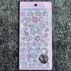 新品 ボンボンドロップシール 和柄 桜 紋様 ②