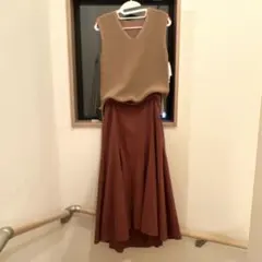 未着用　Mila Owen セットアップ ニットベスト スカート
