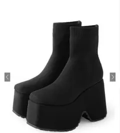 GRL 厚底ヒールソックスショートブーツ ［zr1460］ 22.5cm