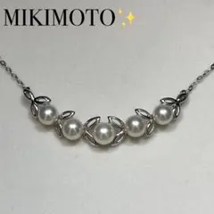MIKIMOTO✨テリ強】 あこや 5ミリ 3g 39cm SV ネックレス - メルカリ