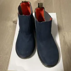 ampersand ネイビー サイドゴアブーツ19センチ