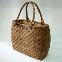 籠バッグ 山葡萄 蔦 信州匠工房 TAKUMI カバン 鞄 職人 未使用 保管品 籠バッグ 山葡萄 蔦 信州匠工房 TAKUMI カバン 鞄 職人 未使用