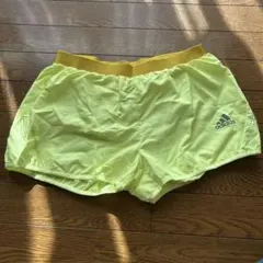 adidas イエローボトムス Lサイズ