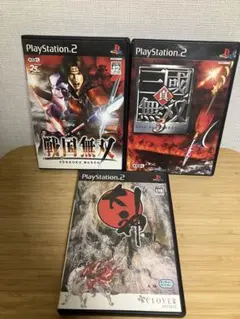 【PS2】大神　戦国無双　真・三国無双3 3本セット