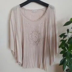 アースミュージックアンドエコロジー　ポンチョ風ブラウス