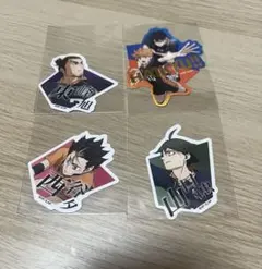 ハイキュー‼︎ダイカットステッカー　４枚セット