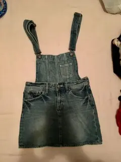 ジャンパースカート デニムサロペット