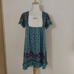 花柄ワンピース M