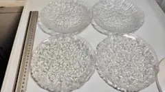江戸切子風ダイヤカットガラス中皿18.9cm 5枚 江戸切子風ダイヤカットガラス中皿18.9cm3枚 - メルカリ