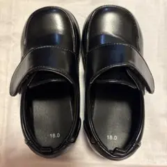【値下げ】西松屋　ブラックフォーマルシューズ 18.0cm