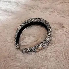 CA4LA ツイード　カチューシャ