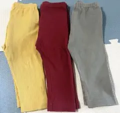 UNIQLO リブパンツ 80cm 3枚セット