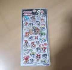 プチドロップステッカー　パワパフ　黒