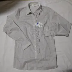 precious ストライプブラウス　13号　未使用タグ付 洋服の青山