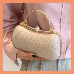 パーティーバッグパーティバック2way結婚式 ショルダーバック クラッチバッグ
