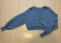 lowrys farm ショートカーディガン オフィスカジュアル