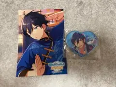 あんさんぶるスターズ！　氷鷹北斗　ブロマイド　ハートカンバッジ