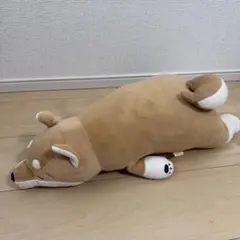 ぬいぐるみ 抱き枕 ダイソー グレー 柴犬 大 - メルカリ