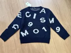 新品未使用　コムサイズム　キッズ総柄ニットセーター　120