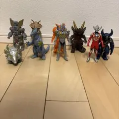 ウルトラヒーローシリーズ　ウルトラ怪獣シリーズ　9体セット　ソフビ