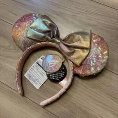 値下中 ディズニー ミニー カチューシャ 40周年 スパンコール ピンク