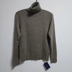 【極美品】 タグ付未使用 ラルフローレン カシミヤ タートルネックニッ卜