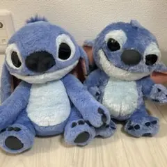 タカラトミー　実写版スティッチ　ぬいぐるみ 2点