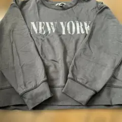 H&M グレー NEW YORK トレーナー Mサイズ