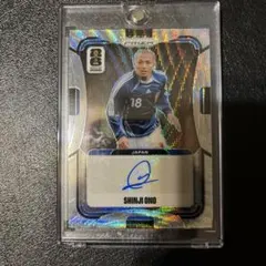 小野伸二 panini prizm サインカード ウェーブプリズム - メルカリ