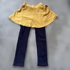 devirock スカート付きレギンス 120サイズ　イエロー