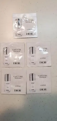 【新品】DIOR カプチュールトータル ルセラム（美容液) サンプル =計5個